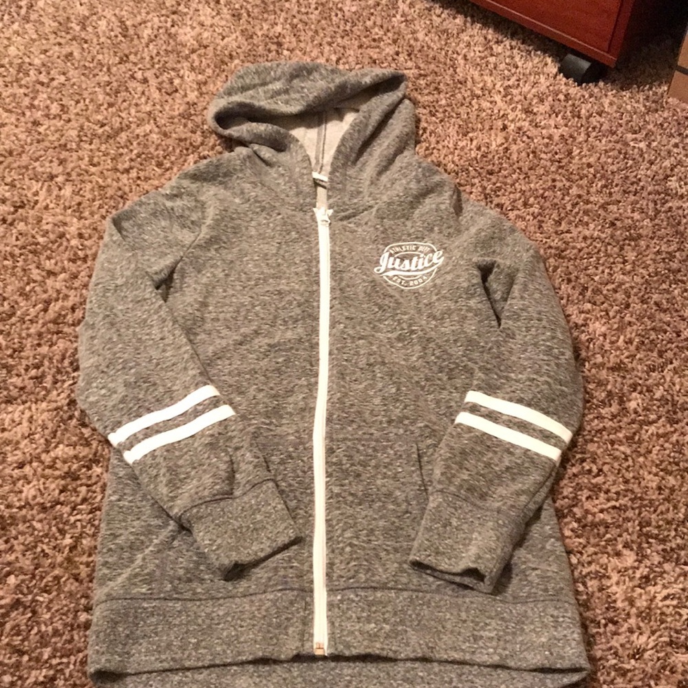 New without tags justice hoodie